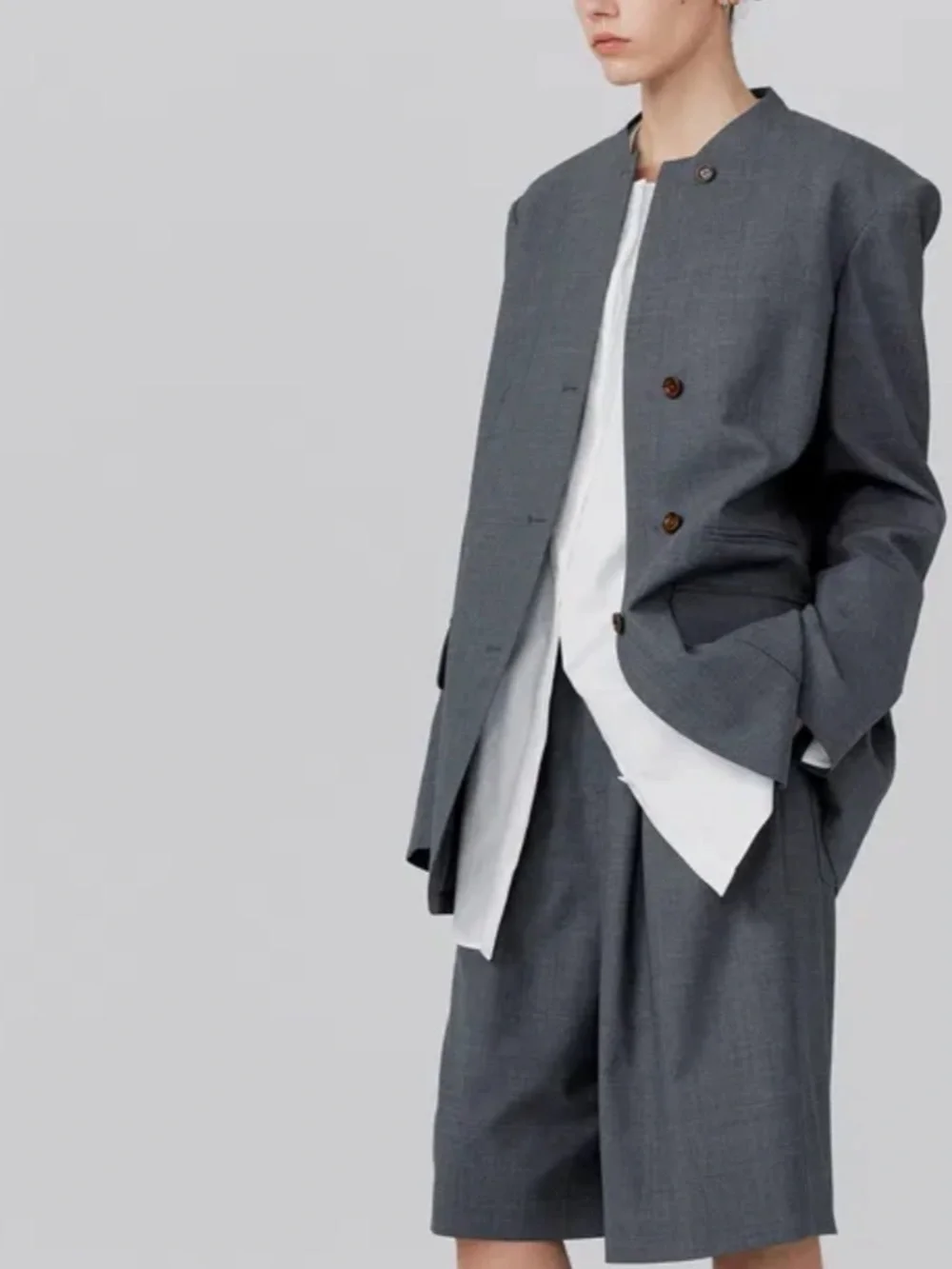 New Fabrique Hera Blazer in Worsted Wool Blend